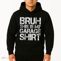 This Is My Garage Mechanic Dad Jokes Funny Fathers Day Hoodie thumb 2