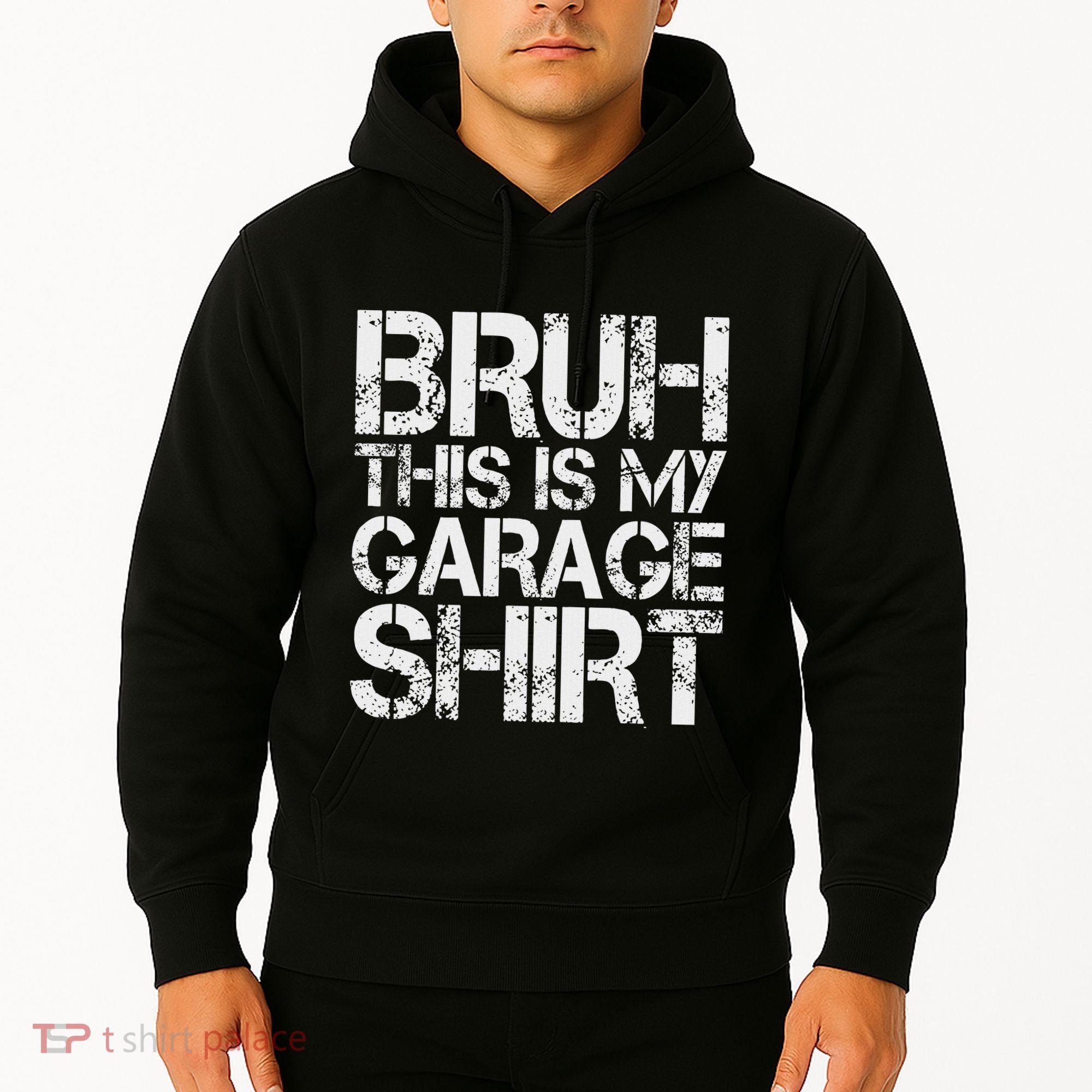 This Is My Garage Mechanic Dad Jokes Funny Fathers Day Hoodie