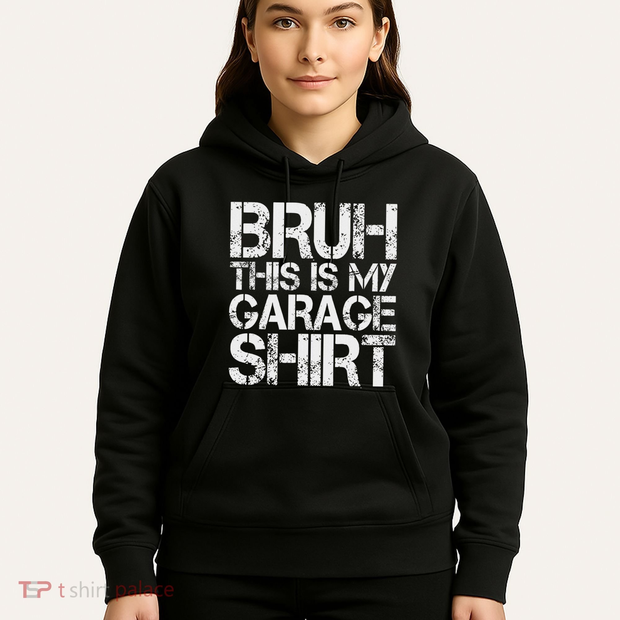 This Is My Garage Mechanic Dad Jokes Funny Fathers Day Hoodie