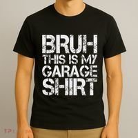 This Is My Garage Mechanic Dad Jokes Funny Fathers Day T-Shirt thumb 3