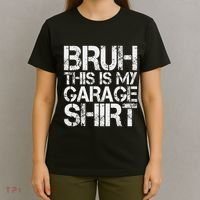 This Is My Garage Mechanic Dad Jokes Funny Fathers Day T-Shirt thumb 4