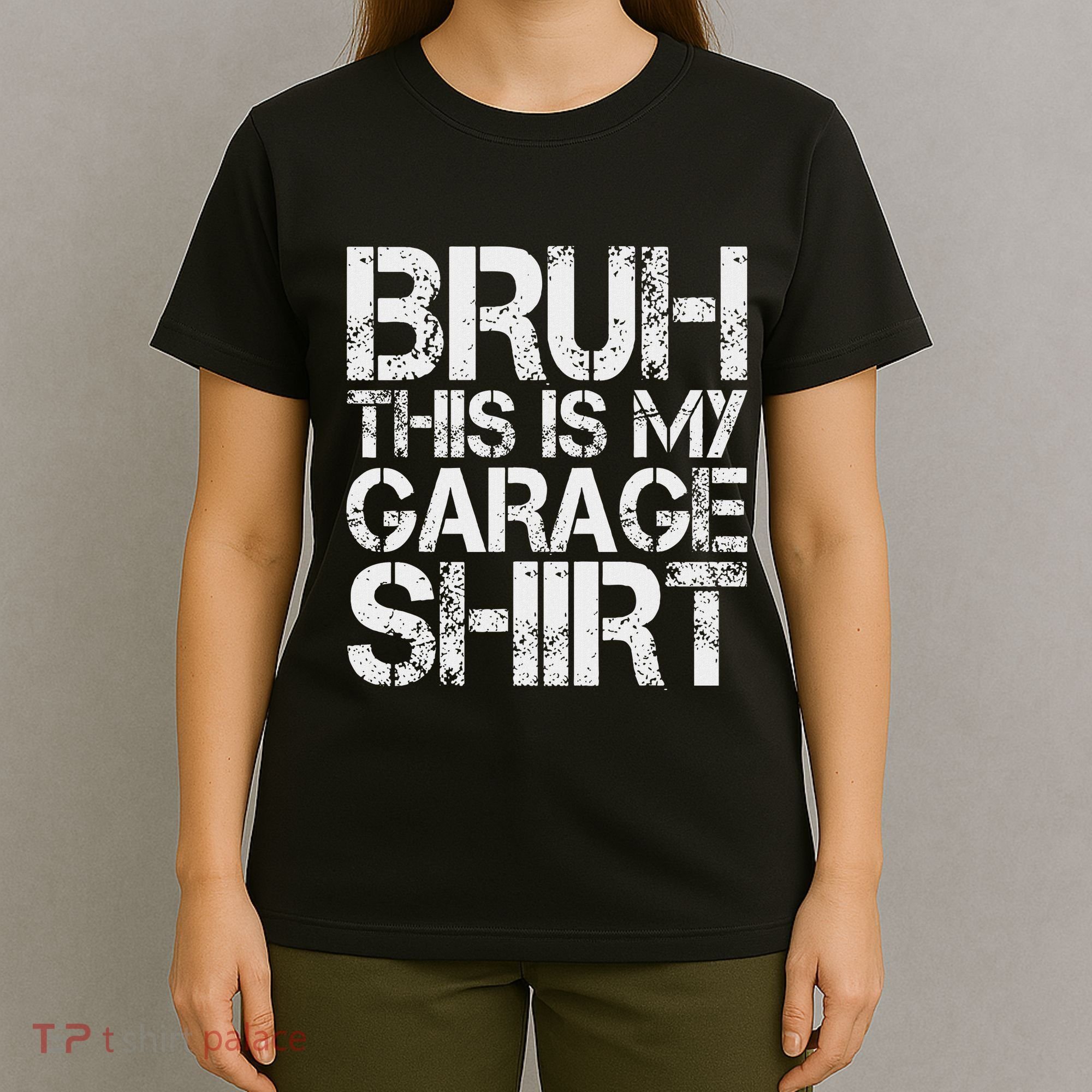 This Is My Garage Mechanic Dad Jokes Funny Fathers Day T-Shirt
