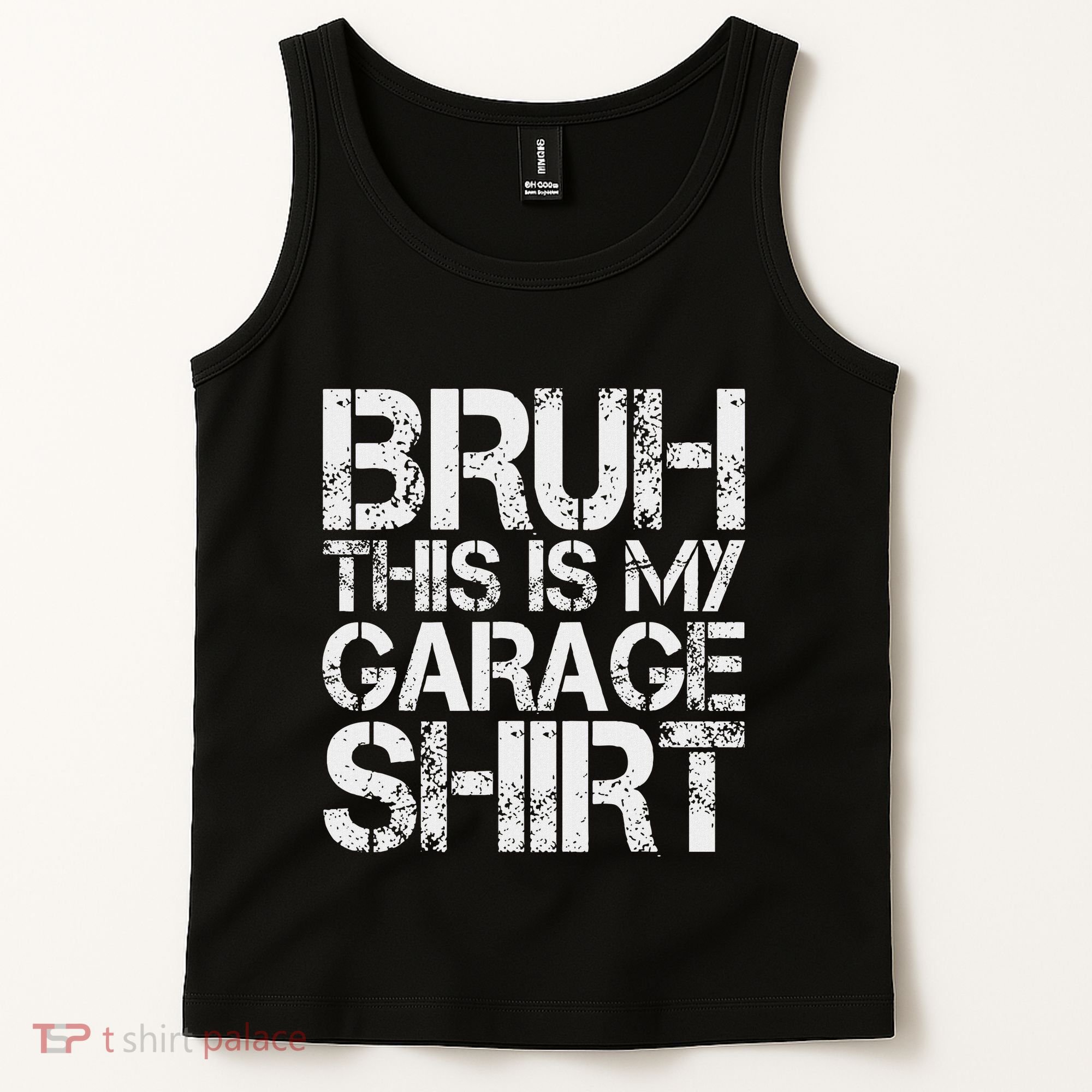 This Is My Garage Mechanic Dad Jokes Funny Fathers Day Tank Top