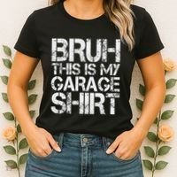 This Is My Garage Mechanic Dad Jokes Funny Fathers Day Women's T-Shirt thumb 2