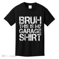 This Is My Garage Mechanic Dad Jokes Funny Fathers Day Kids T-Shirt thumb 0