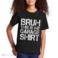 This Is My Garage Mechanic Dad Jokes Funny Fathers Day Kids T-Shirt thumb 2