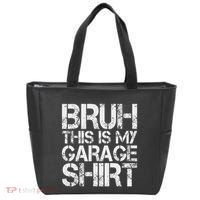 This Is My Garage Mechanic Dad Jokes Funny Fathers Day Tote Bag thumb 0