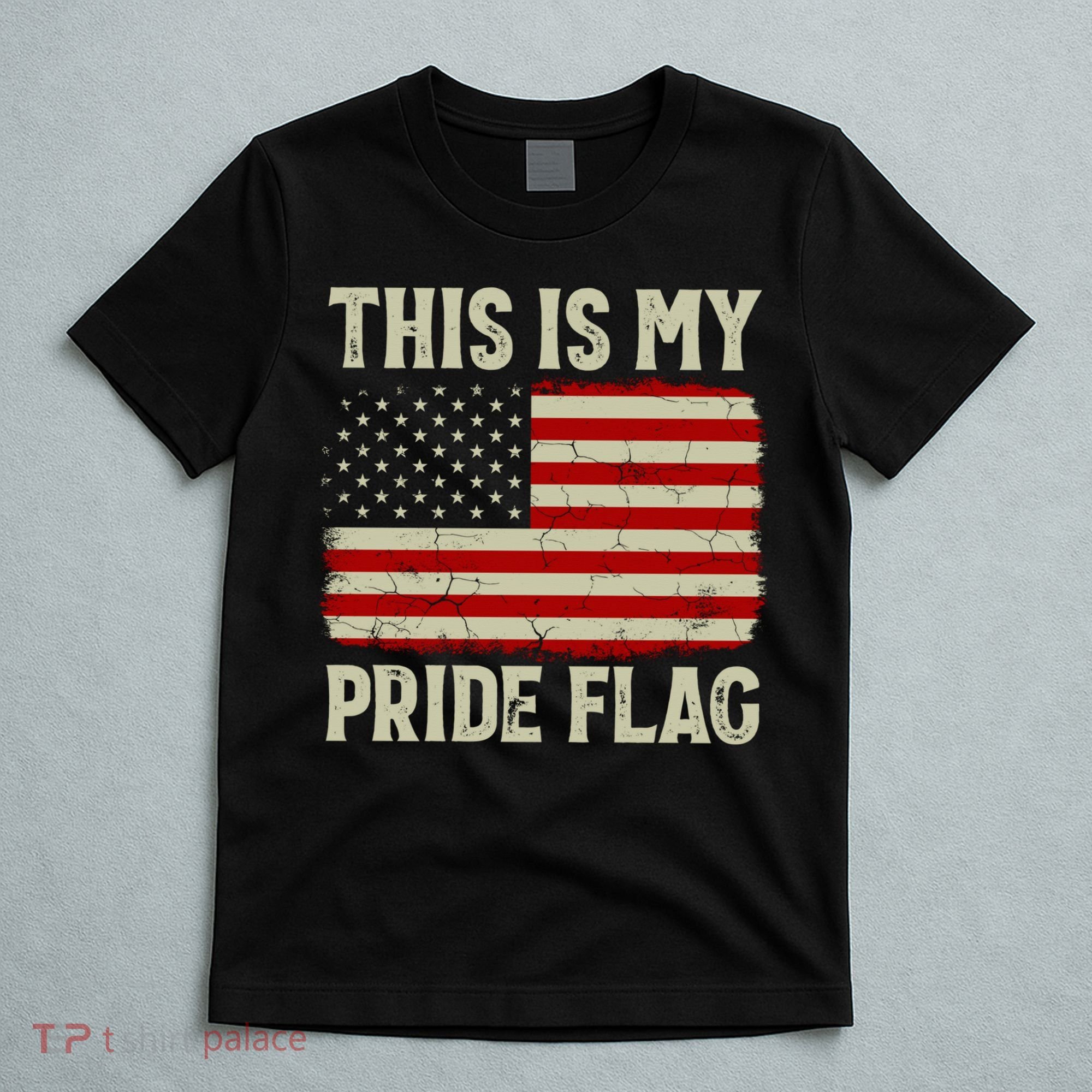 This Is My Pride Flag Patriotic American Flag, 4th of July  T-Shirt