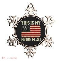 This Is My Pride Flag Patriotic American Flag, 4th of July  Ornament thumb 0