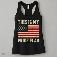 This Is My Pride Flag Patriotic American Flag, 4th of July  Women's Tank Top thumb 3