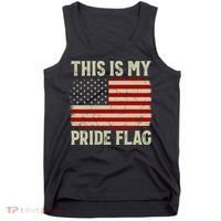 This Is My Pride Flag Patriotic American Flag, 4th of July  Tank Top thumb 0