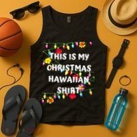 This Is My Christmas Hawaiian Shirt Christmas Hawaiian Tank Top thumb 4