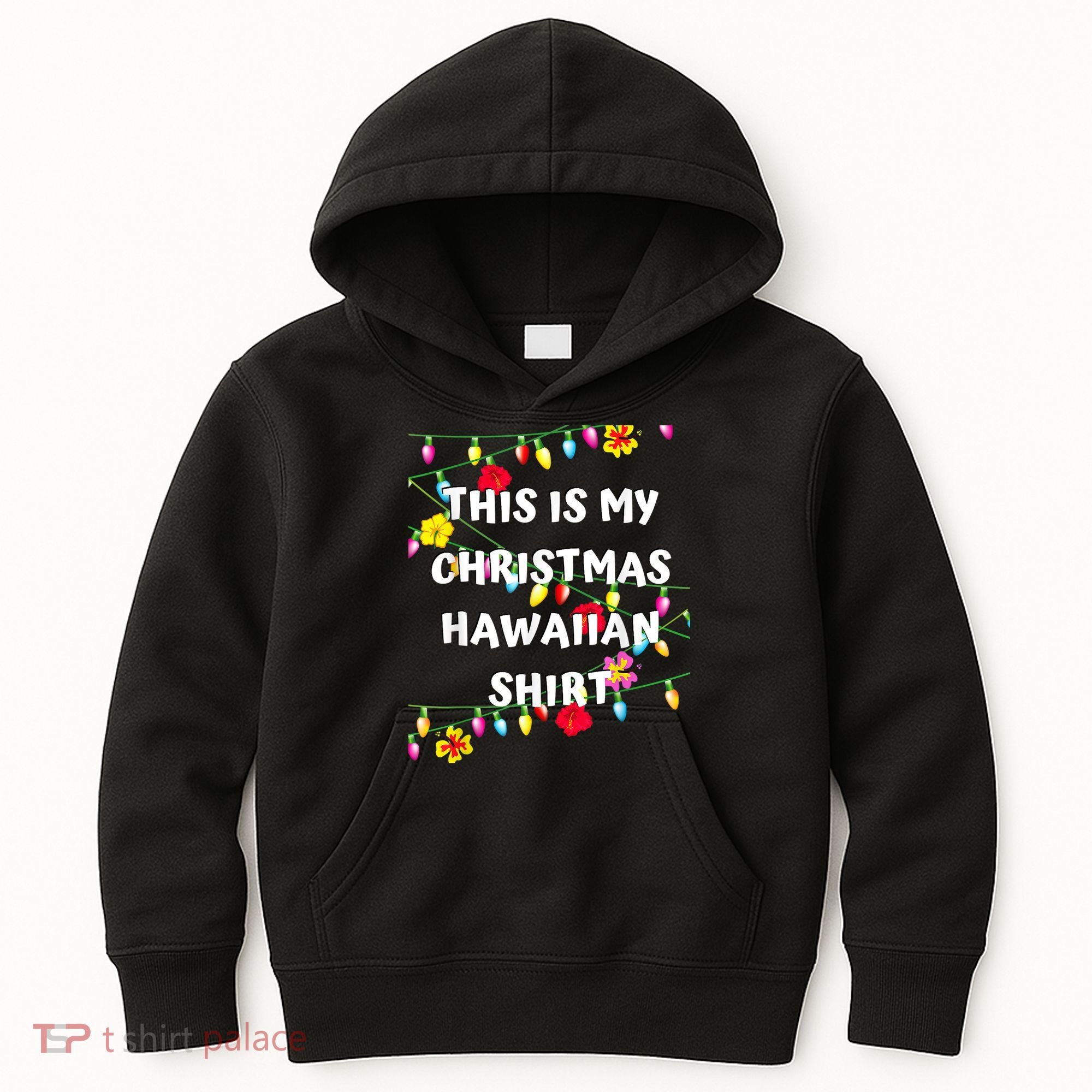 This Is My Christmas Hawaiian Shirt Christmas Hawaiian Kids Hoodie