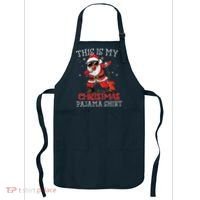This Is My Christmas Pajama Dabbing African American Santa Apron thumb 0