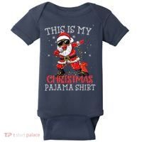 This Is My Christmas Pajama Dabbing African American Santa Baby Bodysuit thumb 0