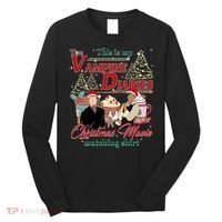 This Is My The Vampire Christmas Movie Watching Stefan And Damon Salv Long Sleeve Shirt thumb 0