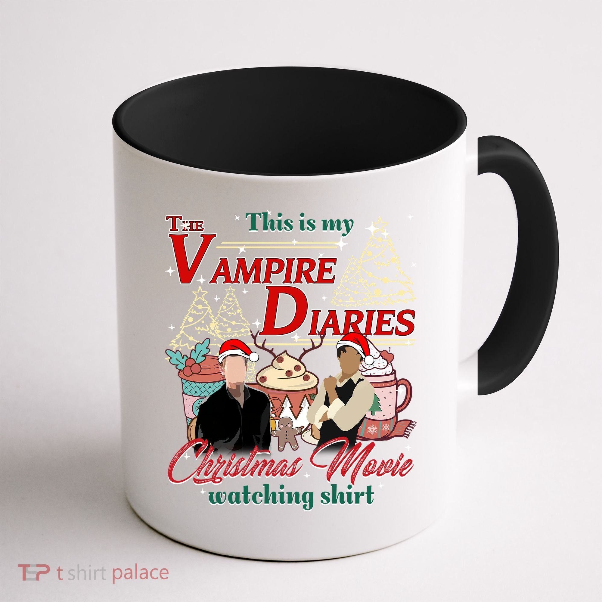 This Is My The Vampire Christmas Movie Watching Stefan And Damon Salv Coffee Mug