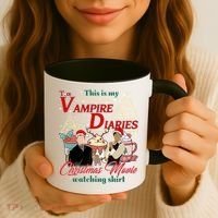 This Is My The Vampire Christmas Movie Watching Stefan And Damon Salv Coffee Mug thumb 3