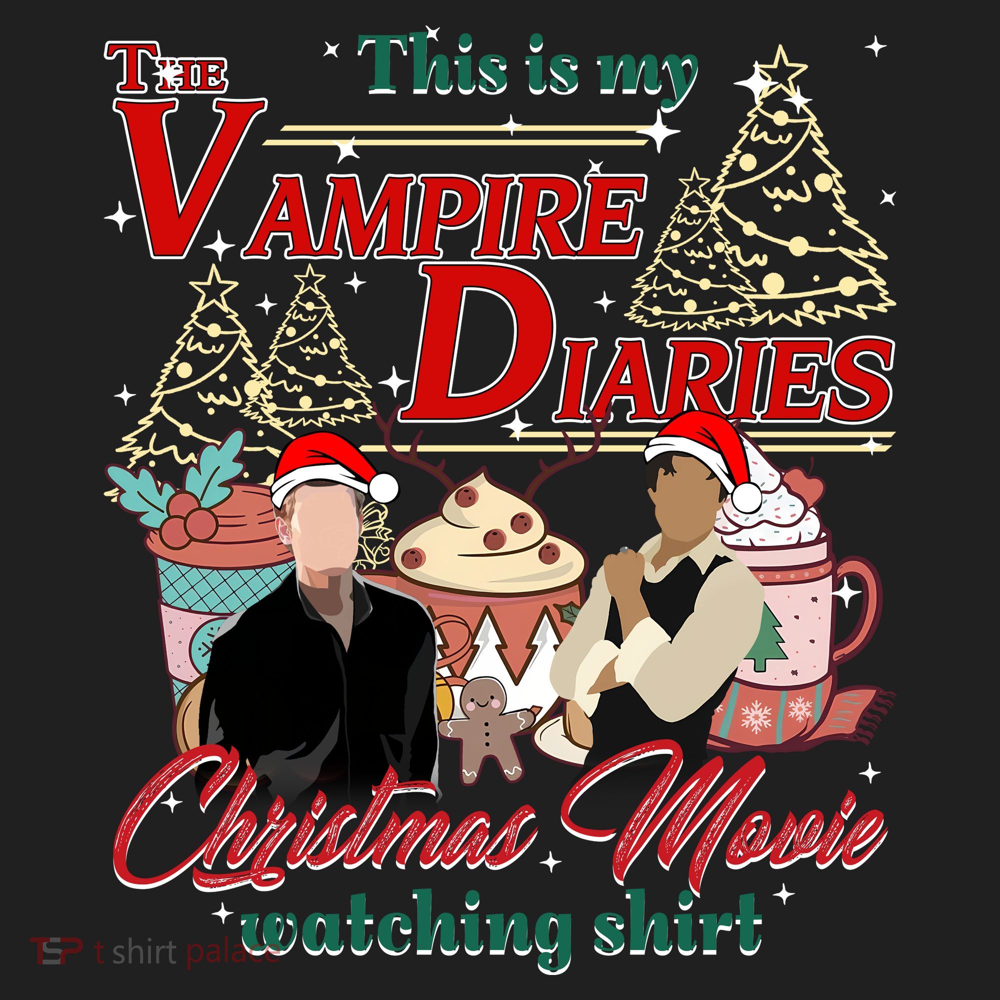 This Is My The Vampire Christmas Movie Watching Stefan And Damon Salv Beanie