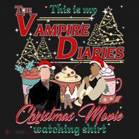This Is My The Vampire Christmas Movie Watching Stefan And Damon Salv Visor thumb 3