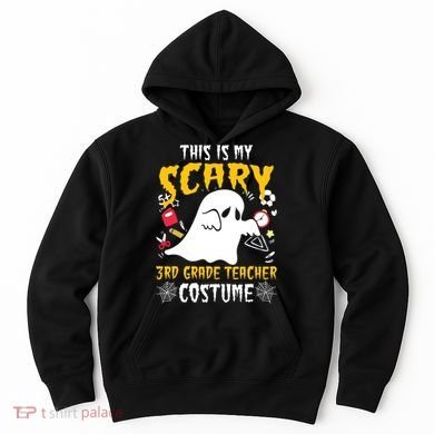 This Is My Scary Third Grade Costume Teacher Halloween Hoodie