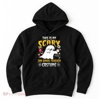 This Is My Scary Third Grade Costume Teacher Halloween Hoodie thumb 0