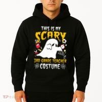 This Is My Scary Third Grade Costume Teacher Halloween Hoodie thumb 2