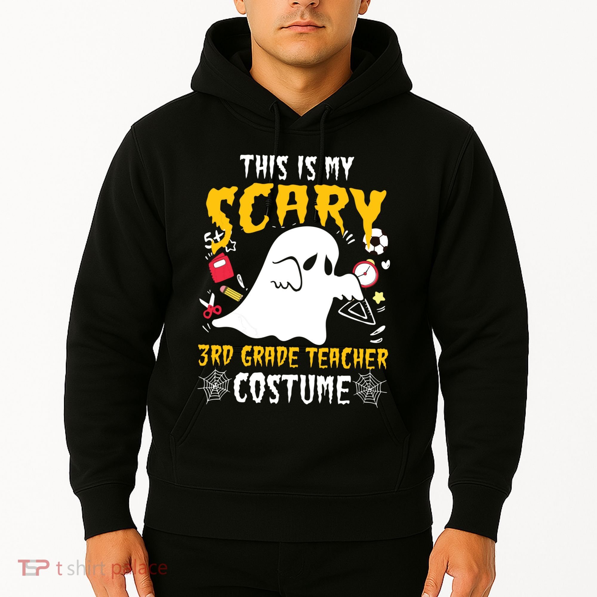 This Is My Scary Third Grade Costume Teacher Halloween Hoodie