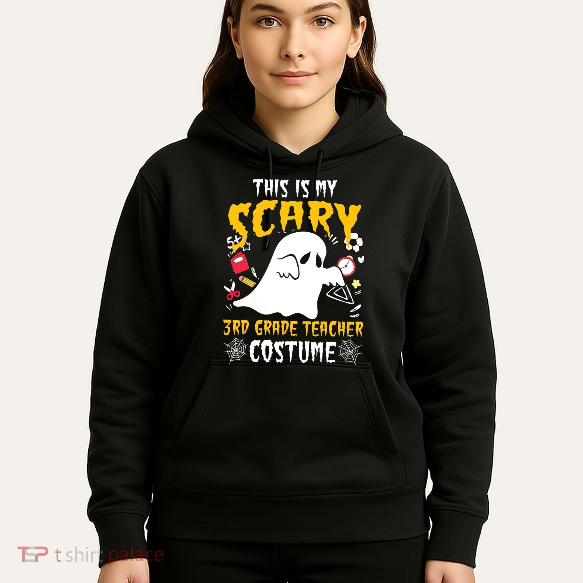 This Is My Scary Third Grade Costume Teacher Halloween Hoodie