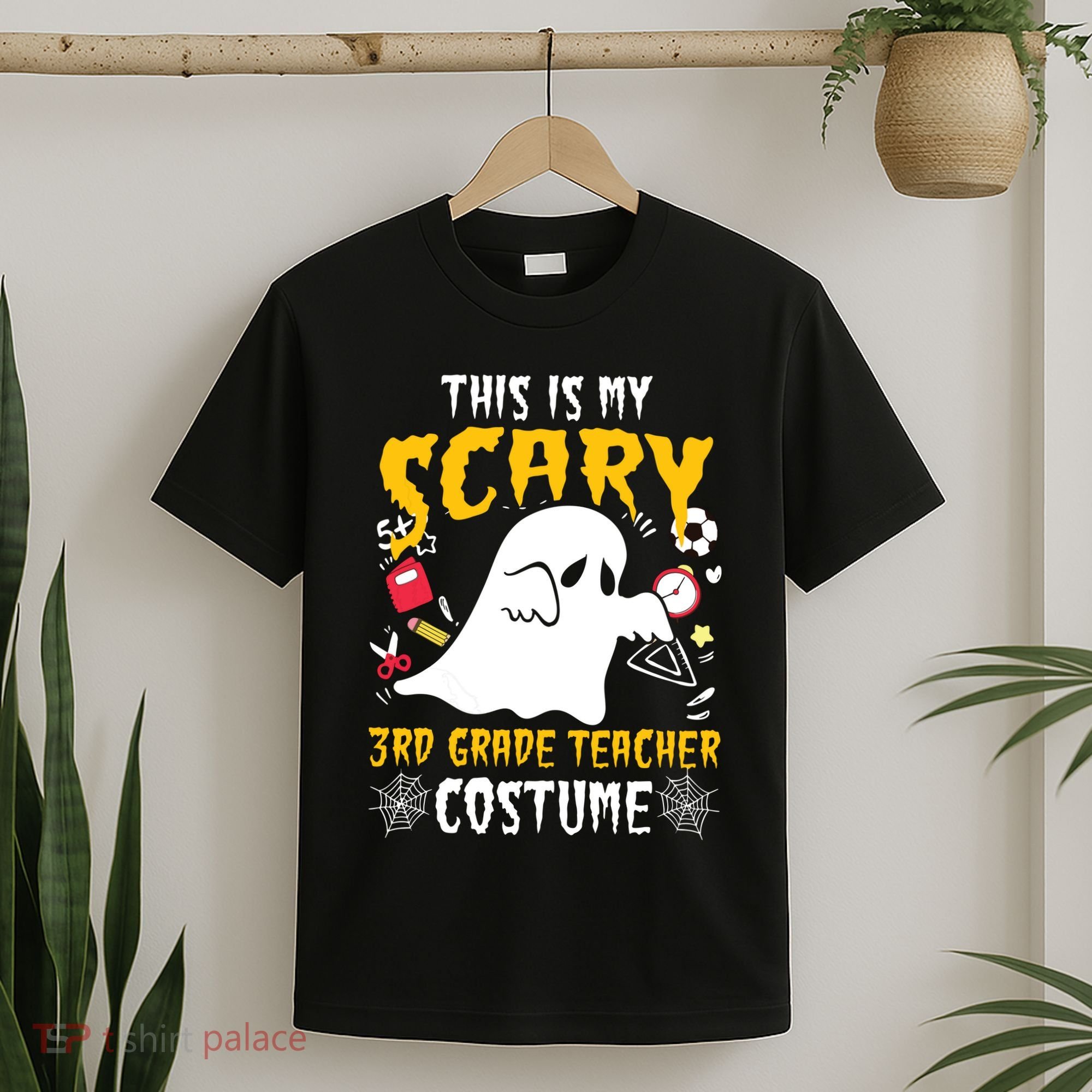 This Is My Scary Third Grade Costume Teacher Halloween T-Shirt