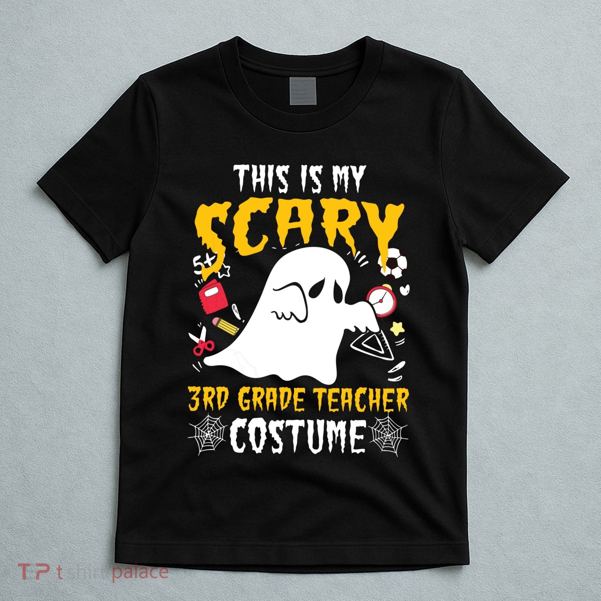 This Is My Scary Third Grade Costume Teacher Halloween T-Shirt