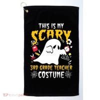 This Is My Scary Third Grade Costume Teacher Halloween Golf Towel thumb 0