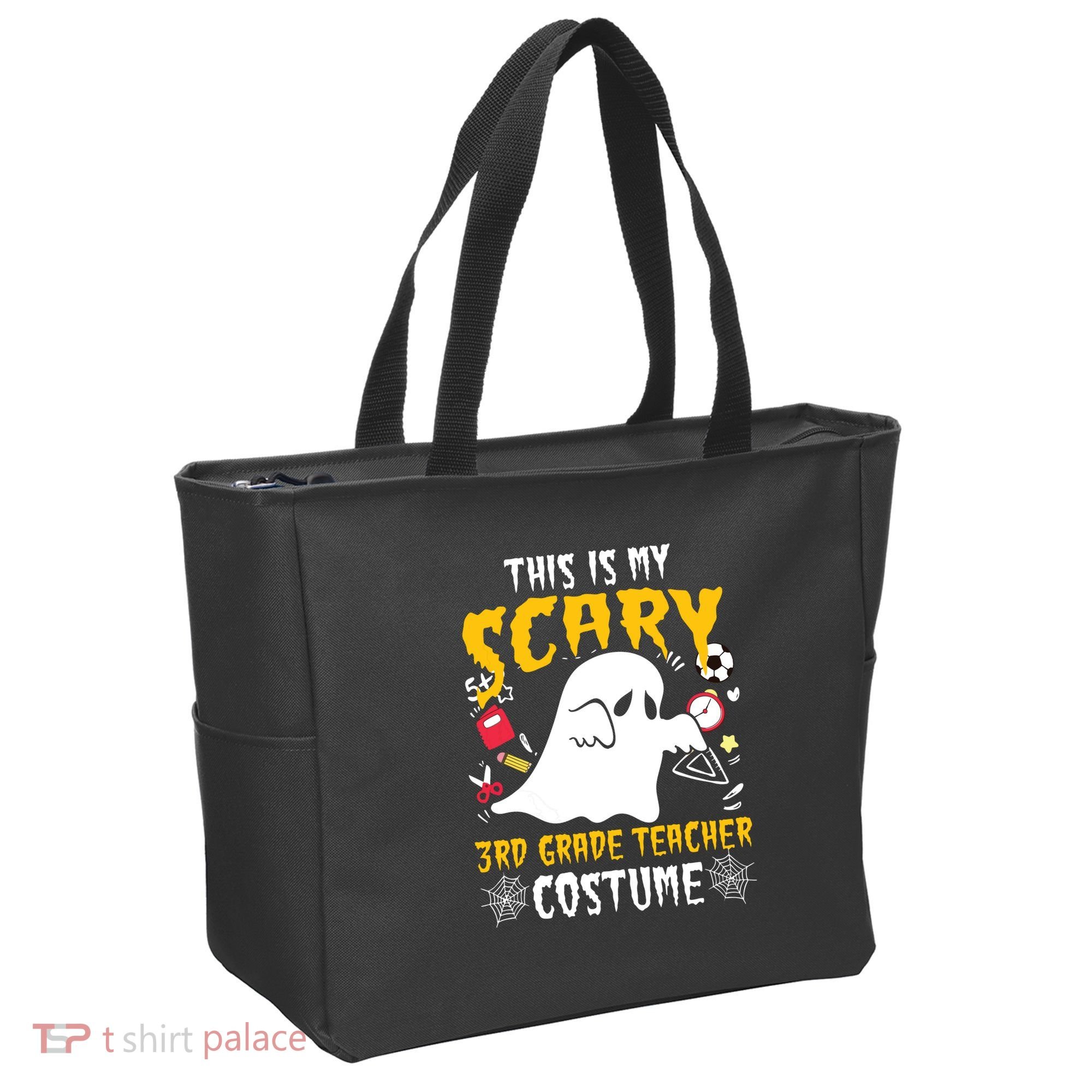 This Is My Scary Third Grade Costume Teacher Halloween Tote Bag
