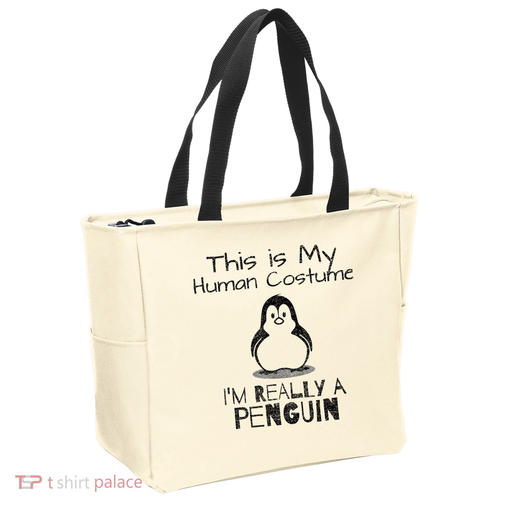 This is My Human Costume, I'm Really a Penguin Tote Bag