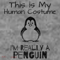 This is My Human Costume, I'm Really a Penguin Toddler Hoodie thumb 2
