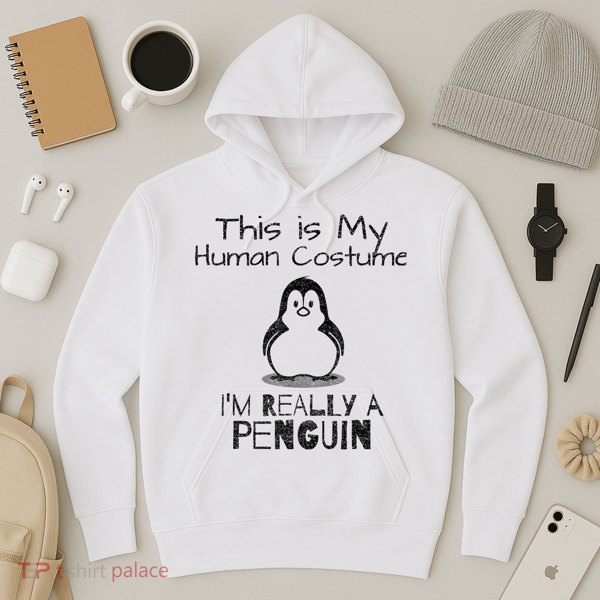 This is My Human Costume, I'm Really a Penguin Hoodie
