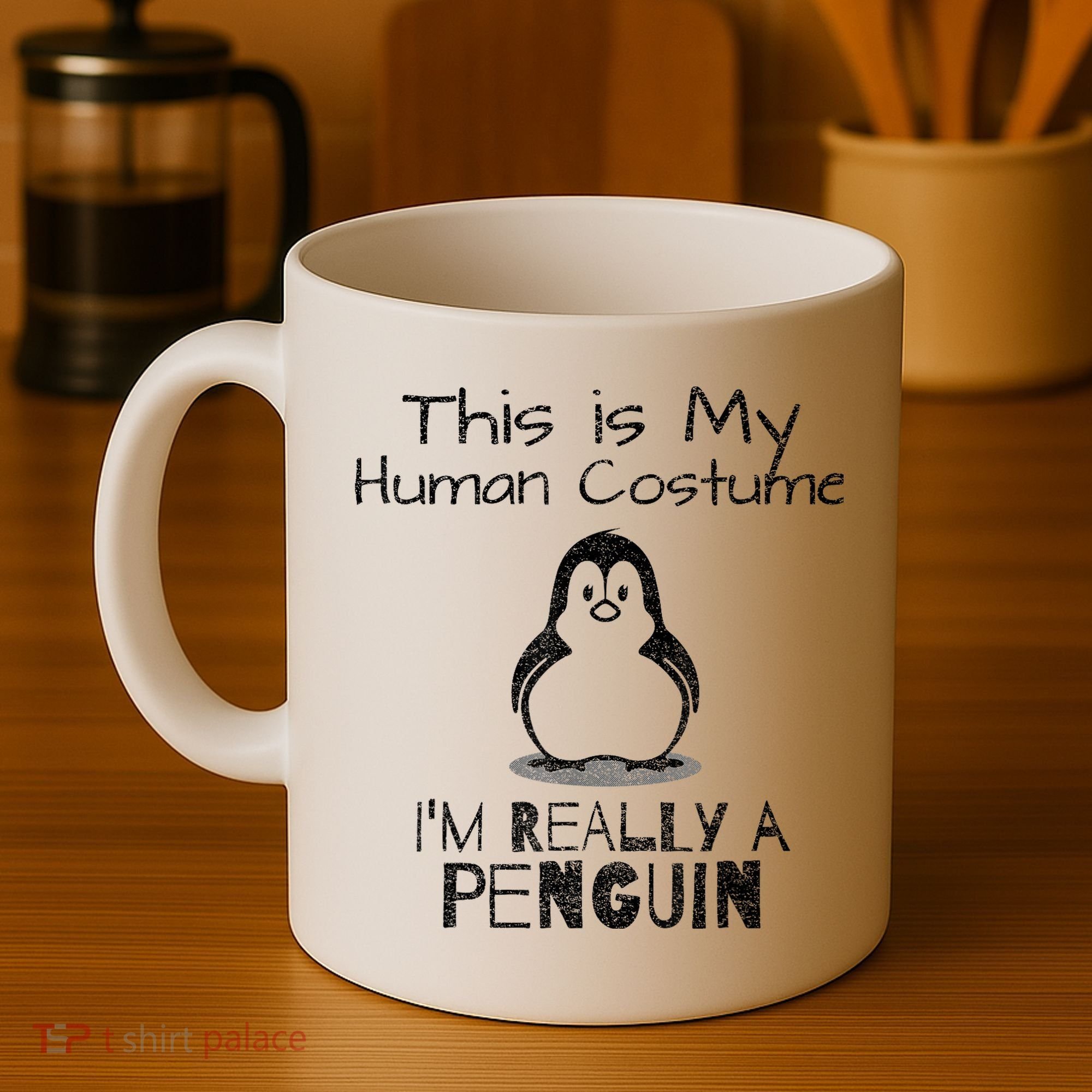 This is My Human Costume, I'm Really a Penguin Coffee Mug