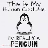 This is My Human Costume, I'm Really a Penguin Tumbler thumb 3