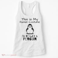 This is My Human Costume, I'm Really a Penguin Women's Tank Top thumb 0