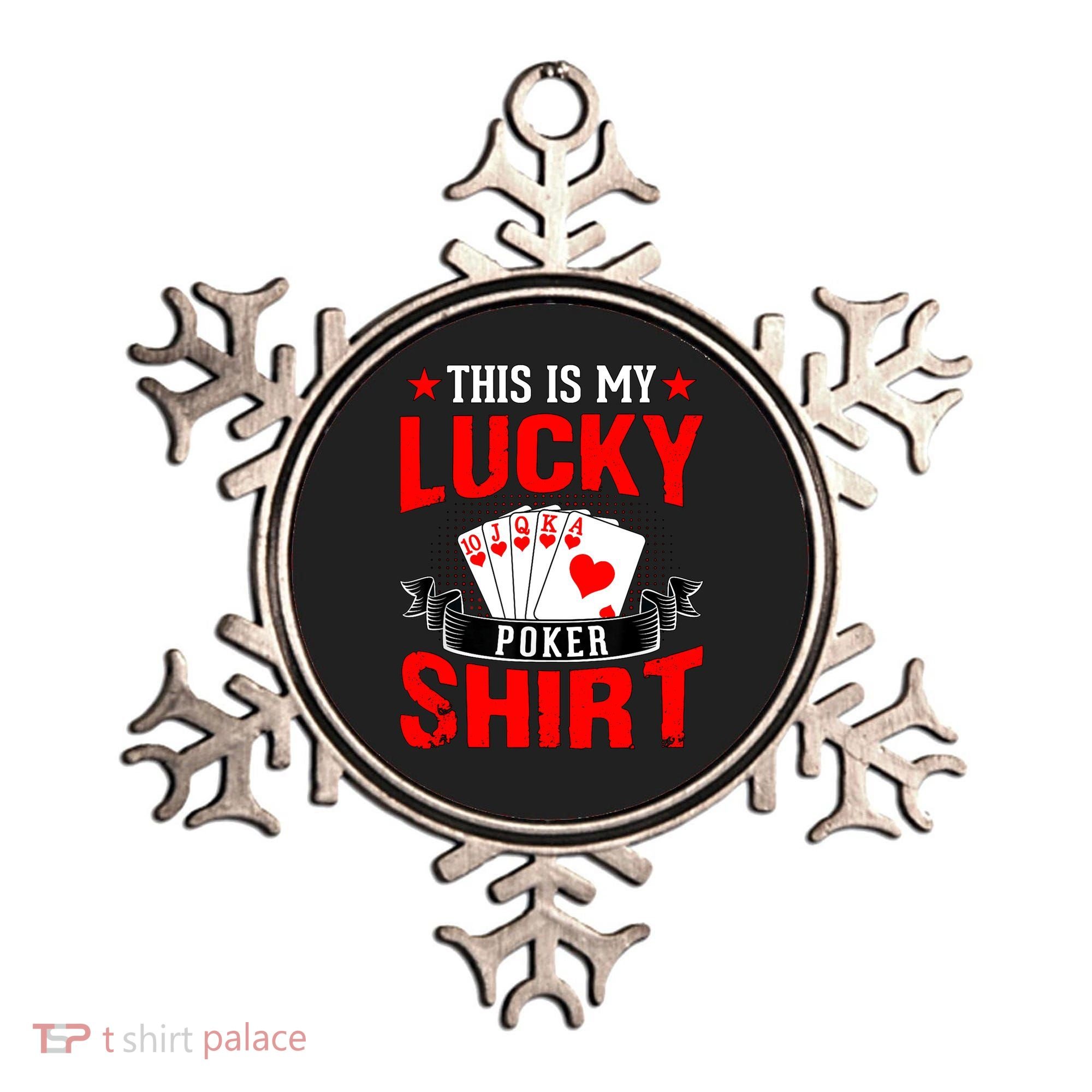 This is My Lucky Poker - Royal Flush Ornament