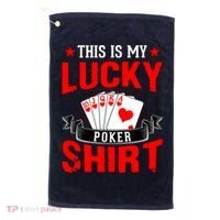 This is My Lucky Poker - Royal Flush Golf Towel thumb 0