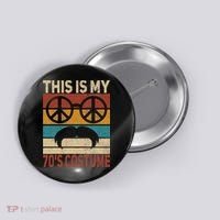 This Is My 70s Costume 70 Styles Men 70s Disco 1970s Outfit Button thumb 0