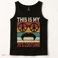 This Is My 70s Costume 70 Styles Men 70s Disco 1970s Outfit Tank Top thumb 2