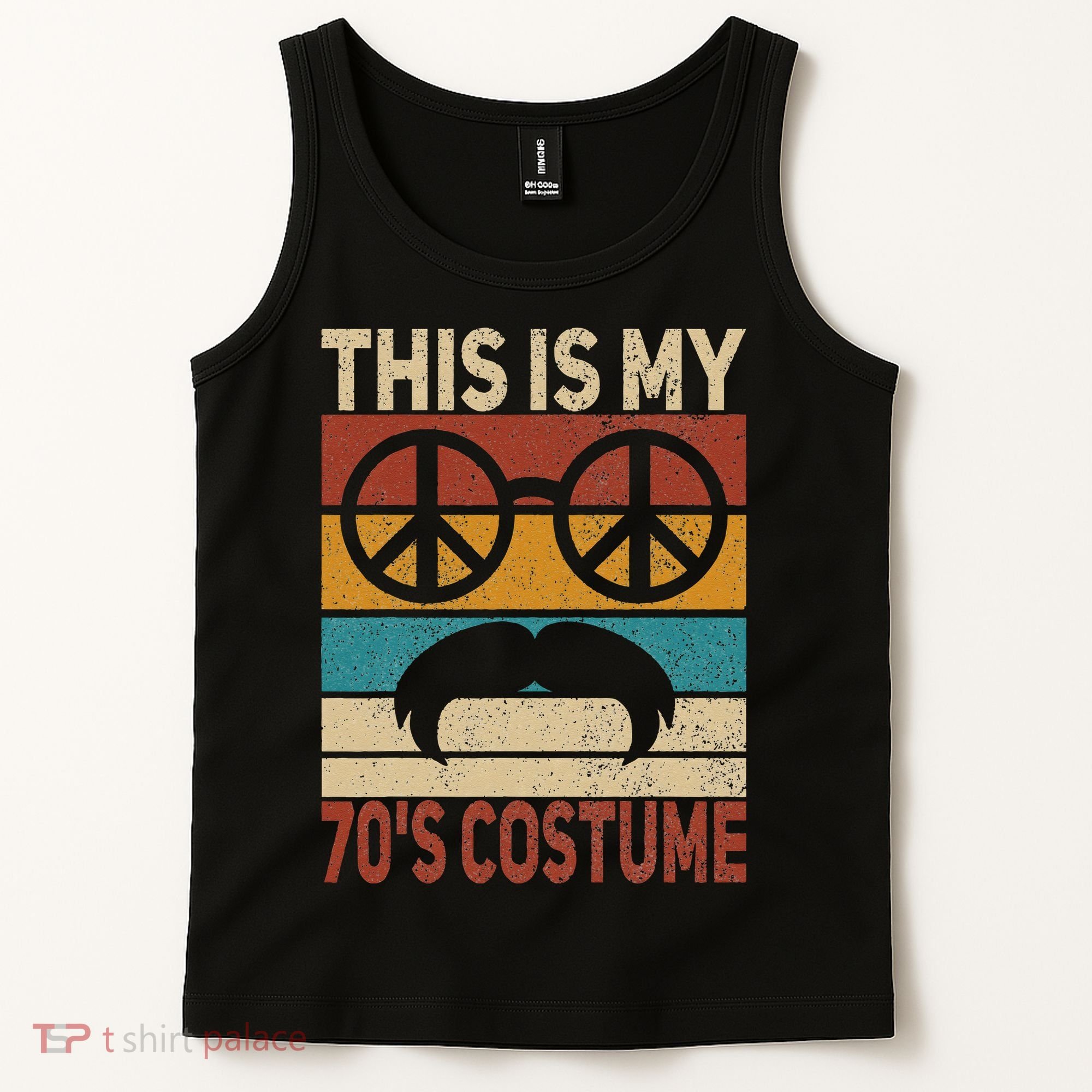 This Is My 70s Costume 70 Styles Men 70s Disco 1970s Outfit Tank Top