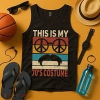 This Is My 70s Costume 70 Styles Men 70s Disco 1970s Outfit Tank Top thumb 4