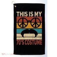 This Is My 70s Costume 70 Styles Men 70s Disco 1970s Outfit Golf Towel thumb 0