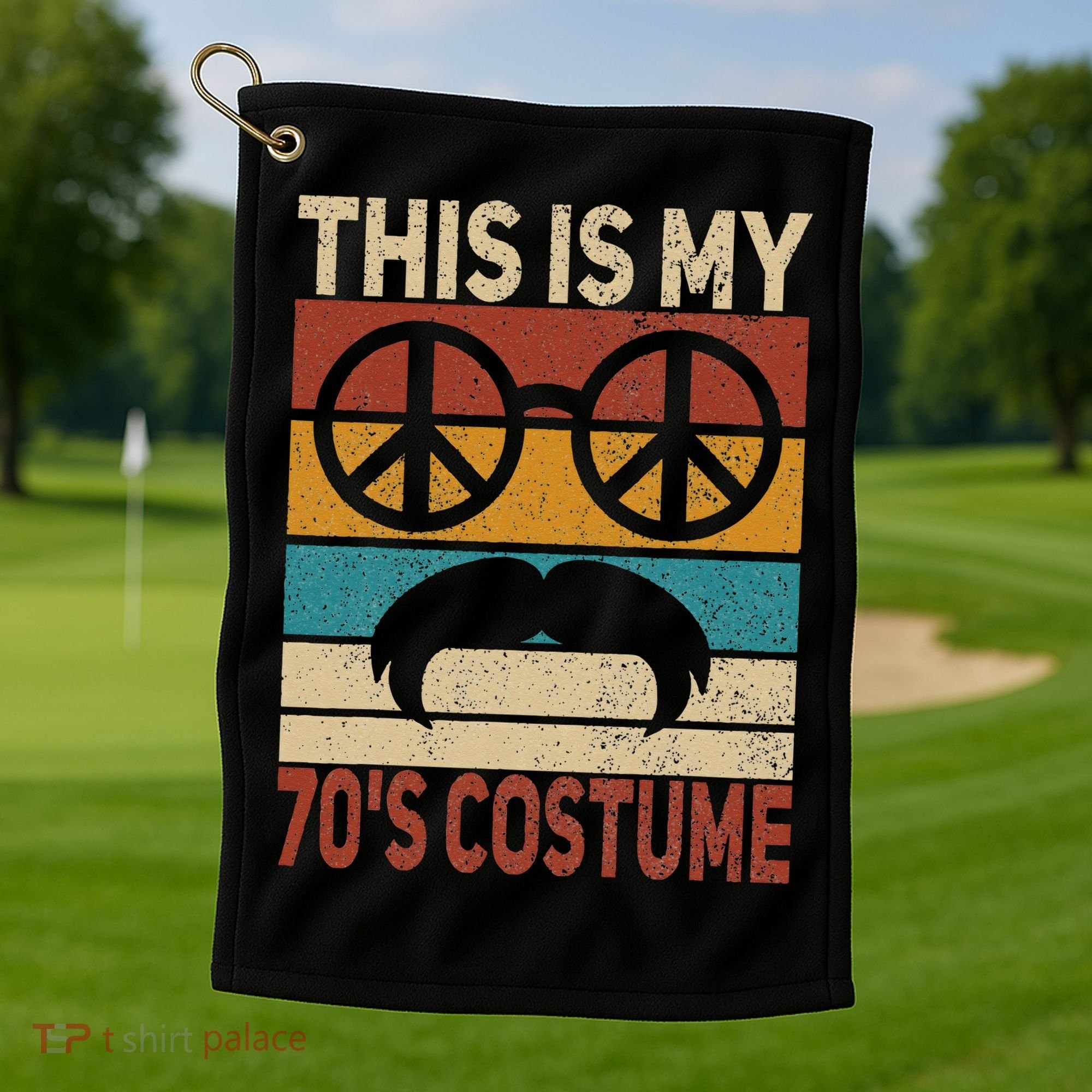This Is My 70s Costume 70 Styles Men 70s Disco 1970s Outfit Golf Towel