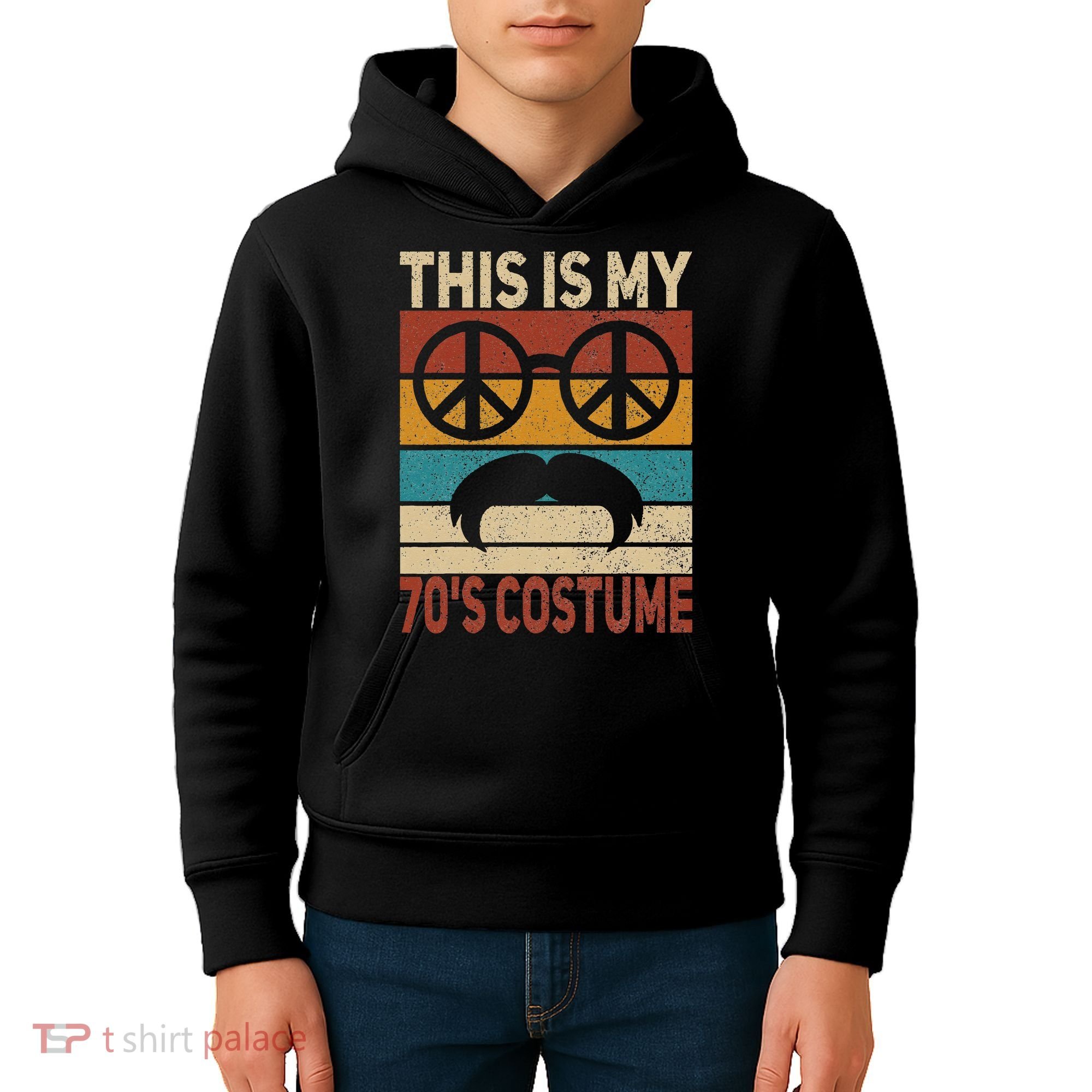 This Is My 70s Costume 70 Styles Men 70s Disco 1970s Outfit Kids Hoodie