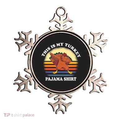 This Is My Turkey Pajama Thanksgiving Gobble Ornament