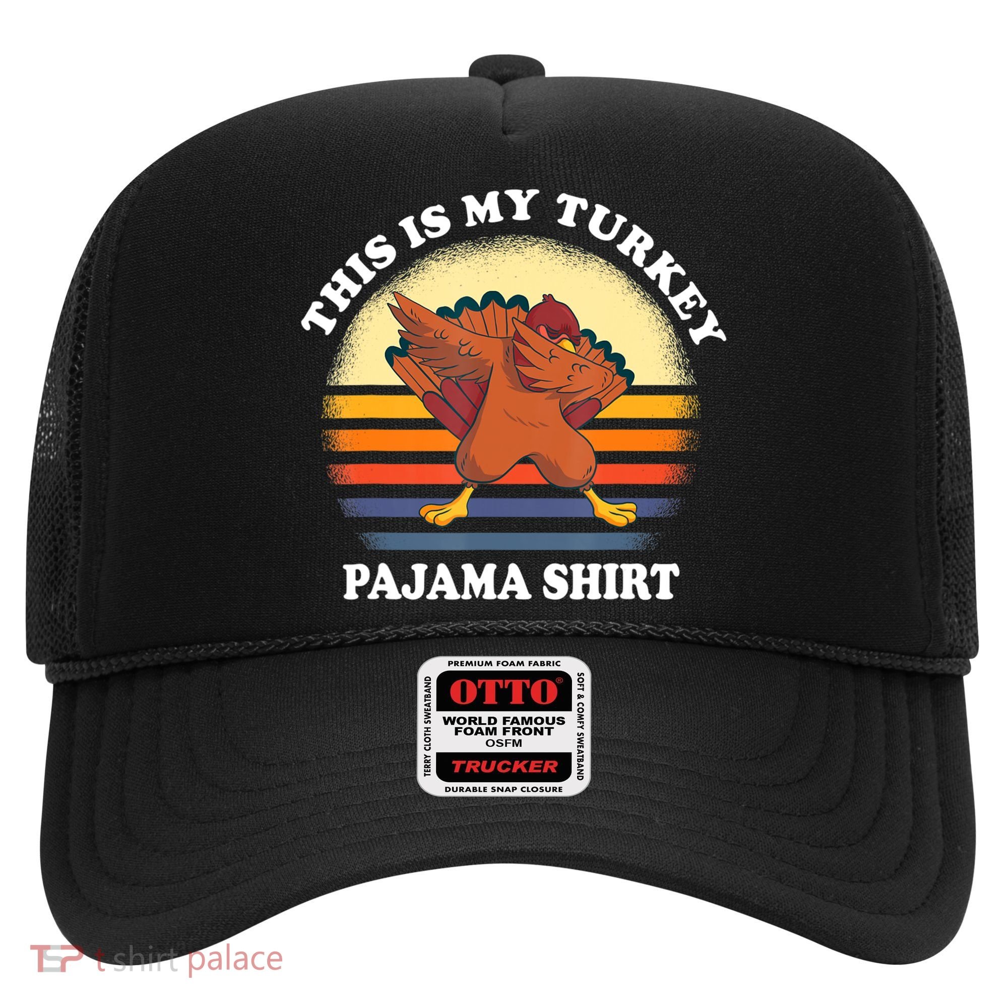 This Is My Turkey Pajama Thanksgiving Gobble Hat